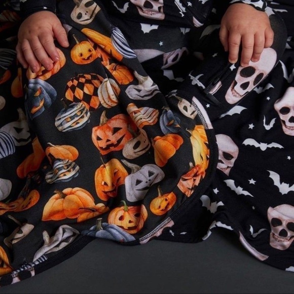 POSH PEANUT PATOO HALLOWEEN SKELLY HITCH BATS SKULLS PUMPKINS GLOW IN THE DARK - Picture 5 of 7